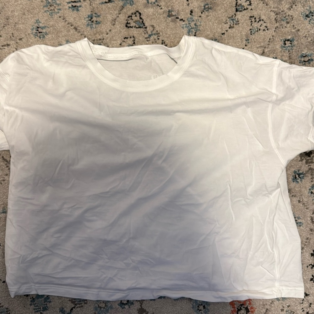 Lululemon crop cotton T shirt